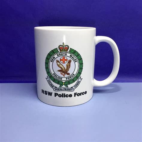 Mug - Coffee NSWPF Colour Logo White – nswpoliceshop