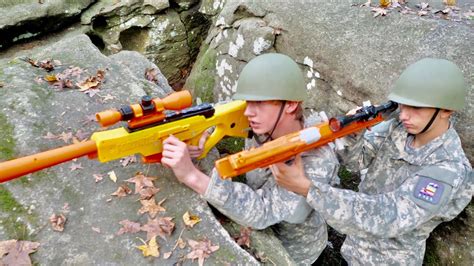 Nerf War: World War 2 Trench Battle - YouTube