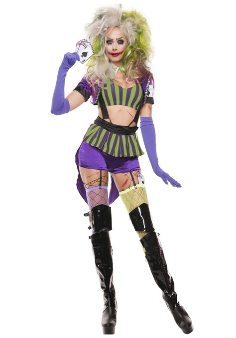 Women's Sexy Mad Villain Costume