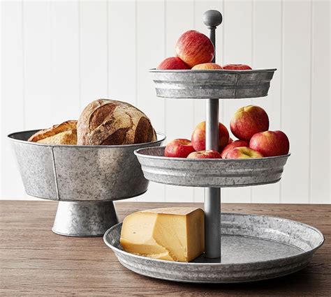 Tray Silver Wrought Iron Cake Stand, Shape: Round at Rs 660/piece in ...