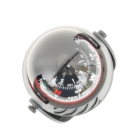 Illuminated Magnetic Navigation Compass - Black, Large - midmarine.com