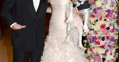 Hugh Hefner Marries Crystal Harris: See Her Pink Wedding Dress! - Us Weekly