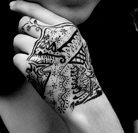 hand india ink tattoo by 7Scorpio1992 on DeviantArt