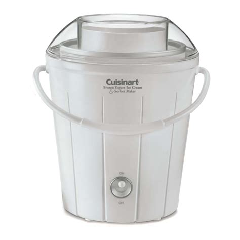 Cuisinart Classic ICE-25 Series - Yogurt-Ice Cream & Sorbet Maker ...