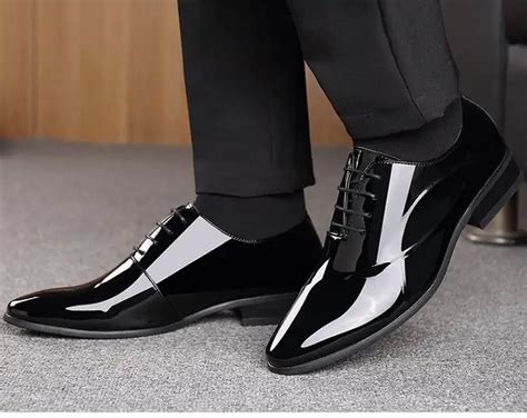 ERRFC British Style Men Fashion Dress Shoes Trend Of Business Leisure ...