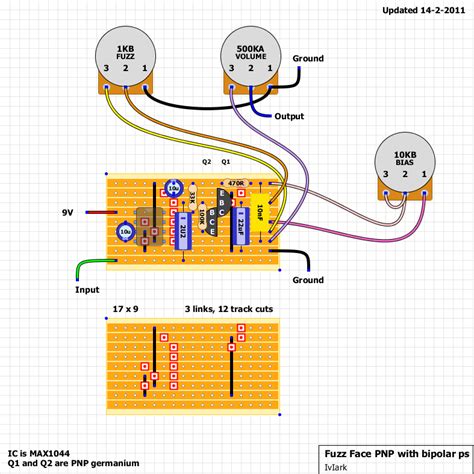 Fuzz Face Schematic Npn Bürste Raub Goneryl Fuzz Pedal Circ