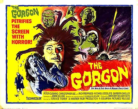 'THE GORGON' (1964). In the early 20th century, a Gorgon takes human form and terrorizes a small ...