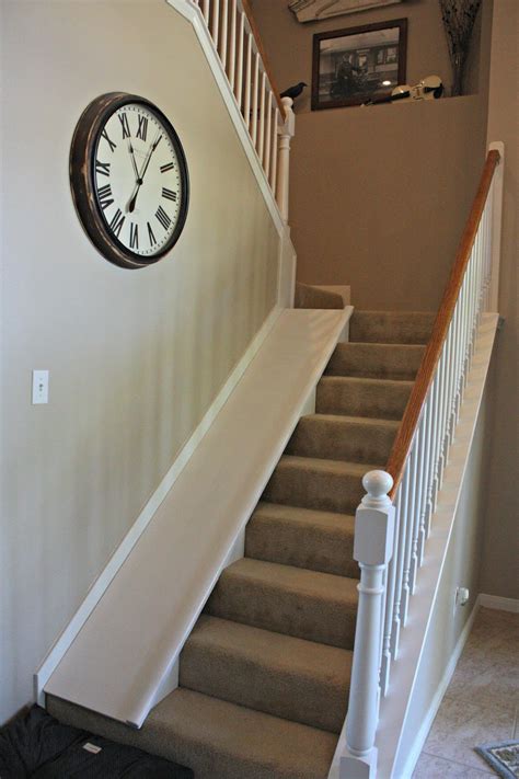 DIY Stair Slide: How to Add a Slide to Your Stairs | Remodelaholic