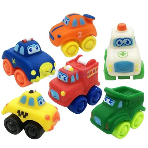 Aliexpress.com : Buy Rubber Plastic Mini Car Model Toy for Toddler Baby ...