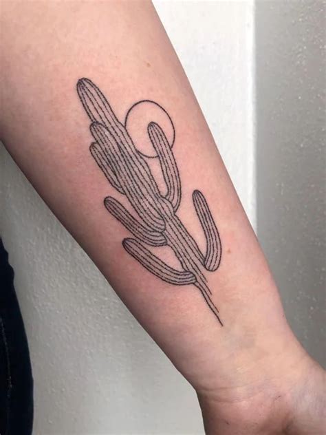 Saguaro Cactus Poke : sticknpokes | Cowgirl tattoos, Tattoos, Arizona tattoo