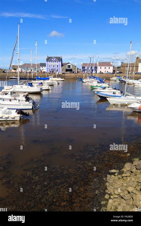 Aberaeron harbour Stock Photo - Alamy