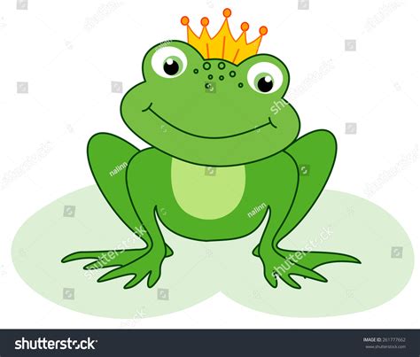 Cute Frog Prince Clipart