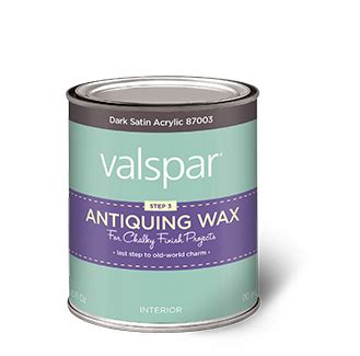 Valspar Chalky Paint Finish | Furniture wax, Valspar, Antique furniture