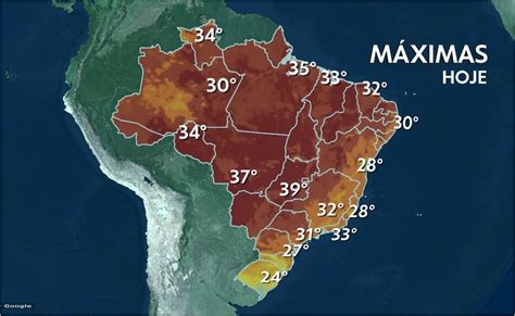 Previsão do tempo para sexta-feira, 04/10/2019, Brasil | Previsão do ...