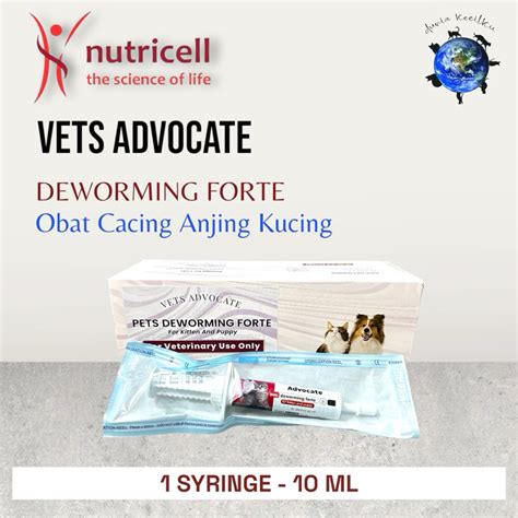 Nutricell Vets Advocate Pets Deworming Forte - Cat & Dog Worm Medicine (10Ml) | Shopee Philippines