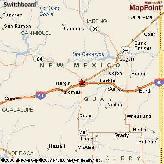 Tucumcari, New Mexico Area Map & More