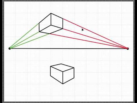 How to Draw Cubes Using 2-Point Perspective - YouTube