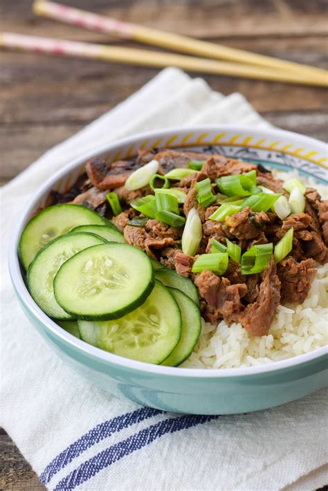 beef-rice-bowl-cucumber - West of the Loop