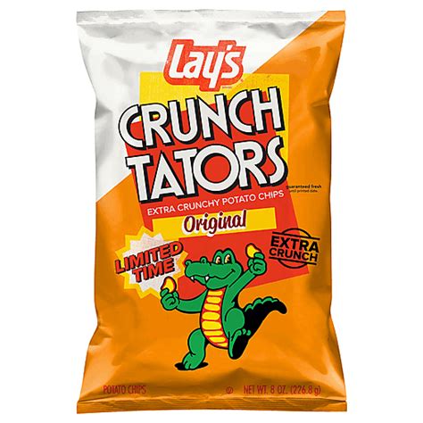 Lay's Potato Chips, Original, Extra Crunchy, Crunch Tators 8 Oz | Shop | Honeoye Falls Market Place