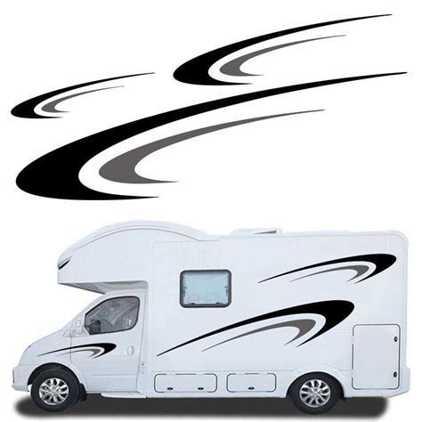 Buy RV, Trailer, Camper, Motorhome Large Vinyl Decals/Graphics 6Pcs Car Body Stickers Vinyl ...