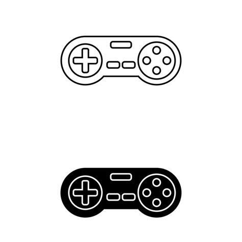 Video Game Controller icon vector. joystick illustration sign. manual control symbol or logo ...