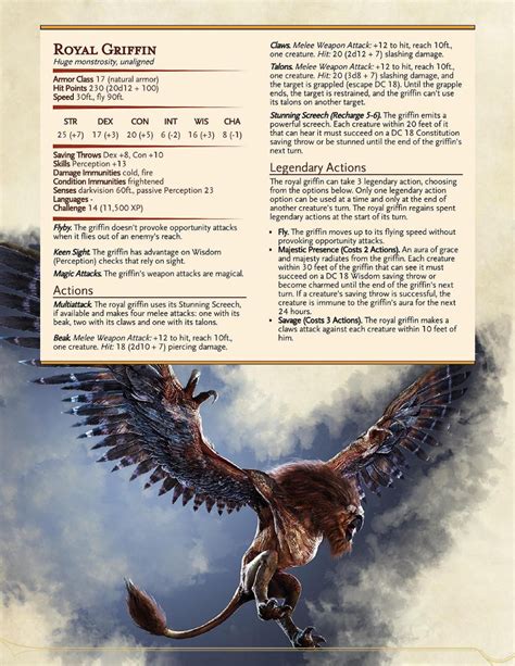 D&d 5e griffon - ultralib