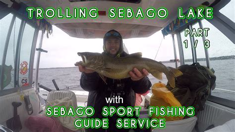 Trolling Sebago Lake with Sebago Sport Fishing Guide Service. Over 30 Lake Trout Caught. - YouTube