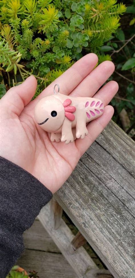 Axolotl Fish Christmas Ornament | Etsy