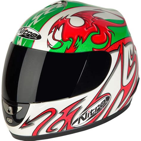 Nitro Racing N750-VX Dragon Motorcycle Helmet - Full Face Helmets - Ghostbikes.com