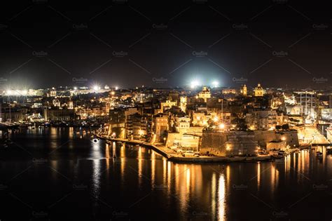 Maltese night | Architecture Stock Photos ~ Creative Market