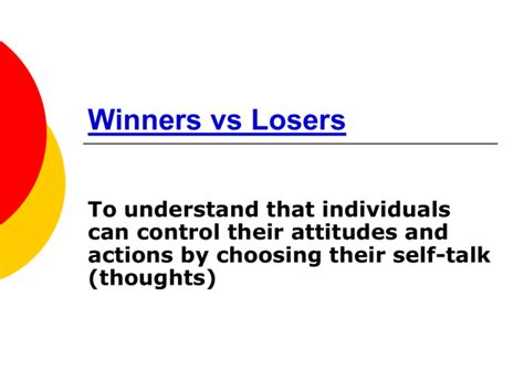 Winners vs Losers