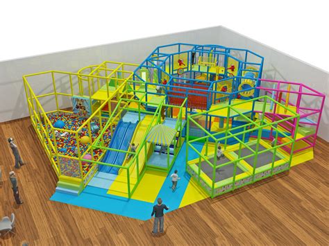 2 Level Generic Indoor Play Structure - Indoor Playgrounds International