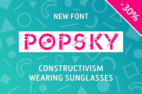 Popsky Font (Intro 30% OFF)! by Igor Petrovic on @creativemarket ...