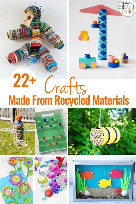 25 Crafts Made From Recycled Materials - Natural Beach Living