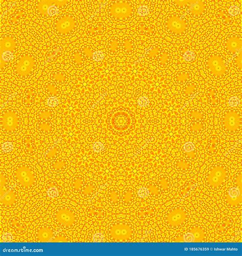 Yellow (pattern) Fabric Design. Stock Illustration - Illustration of ...