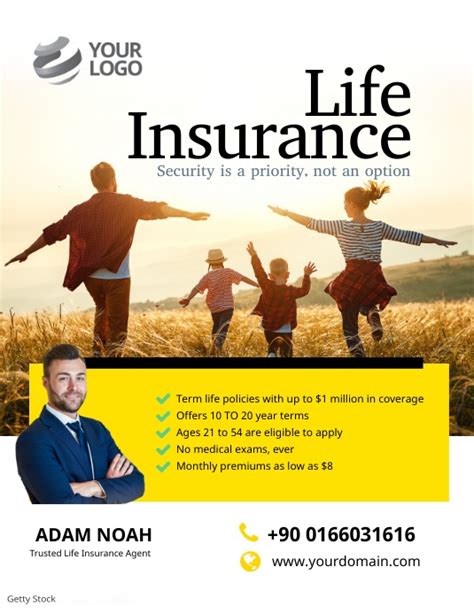 Design created with PosterMyWall | Life insurance marketing, Life insurance facts, Insurance ads