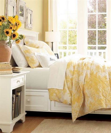 Beautiful Yellow Bedroom Ideas | Country bedroom decor, Home bedroom ...