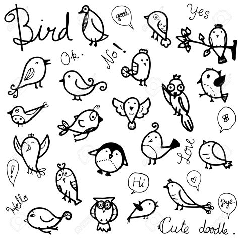 Bird Drawing Outline at GetDrawings | Free download