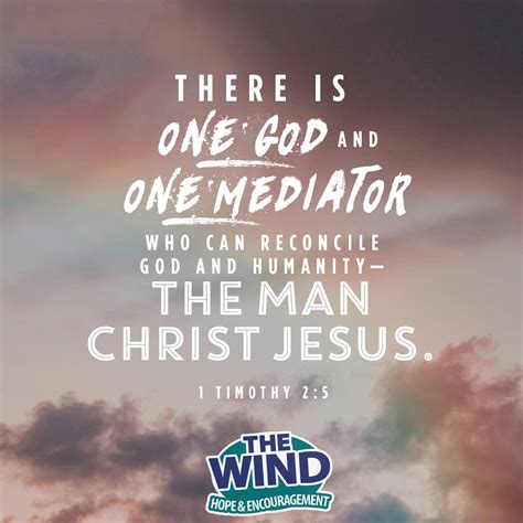 Verse of the Day - 1 Timothy 2:5 | The Wind