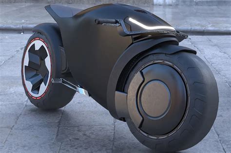 This sleek ride is a Tron: Legacy bike + Batpod mashed-up into one – Designlab