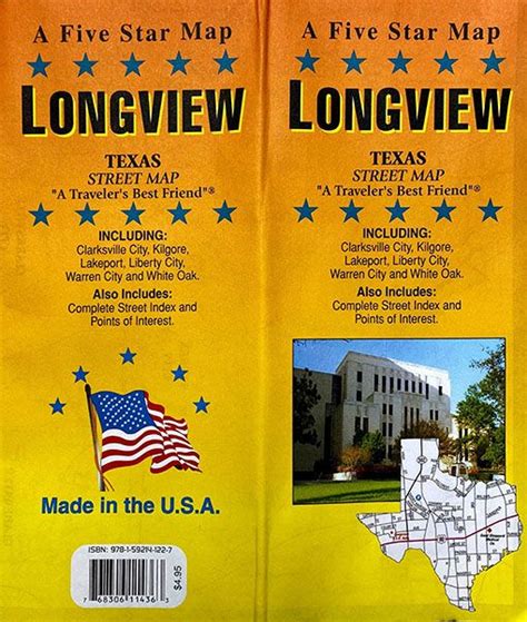 Longview, Texas Street Map - GM Johnson Maps