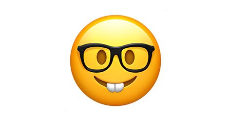 🤓 Nerd Face Emoji — Dictionary of Emoji, Copy & Paste