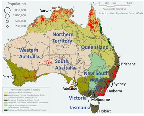 List Of Australia States And Capitals Map Of Australian, 47% OFF