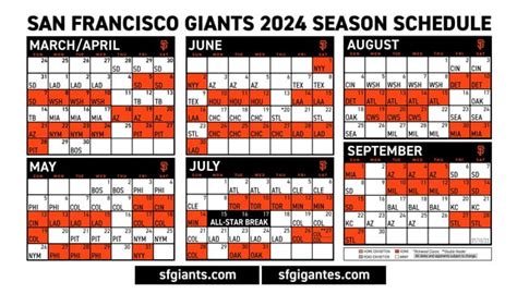 Giants 2024 Schedule Sf - Ulla Alexina