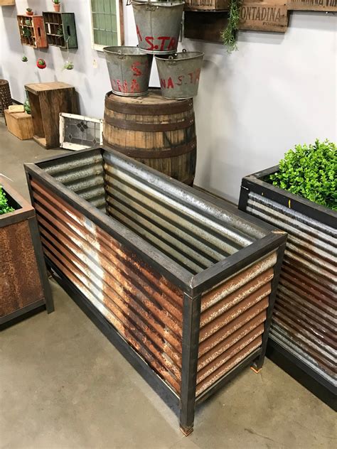 Reclaimed Planter Boxes Vintage Garden Corrugated Metal | Etsy | Metal planter boxes, Metal barn ...