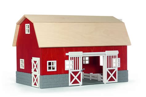 New Schleich Big Red Barn Kids Toy Sliding barn doors Outdoor Game | eBay