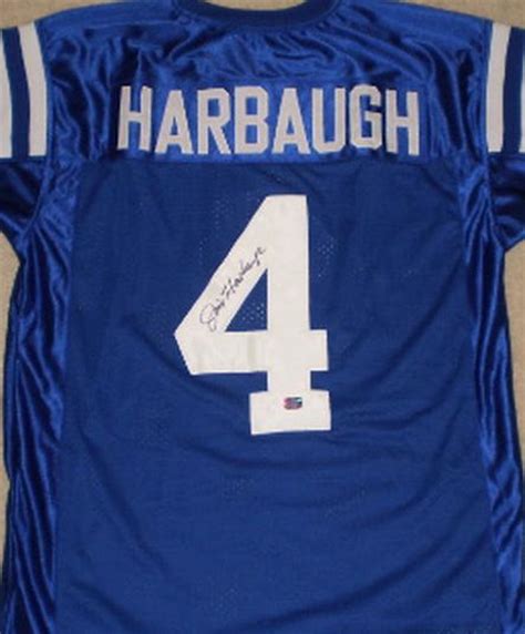 Jim Harbaugh autographed Jersey (Indianapolis Colts)