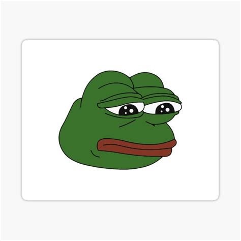 "Sad pepe meme original" Sticker for Sale by Alakir | Redbubble