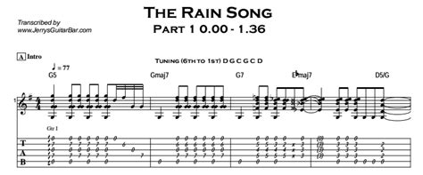 Led Zeppelin - The Rain Song | Guitar Lesson, Tab & Chords | JGB