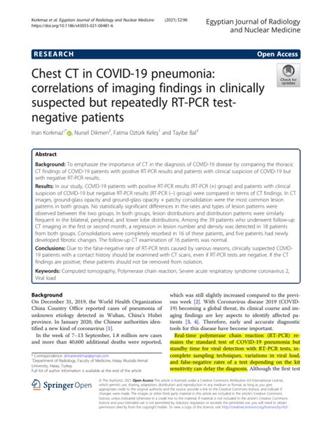 CT Scan COVID 19 | PDF